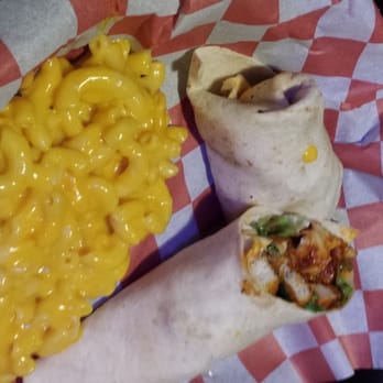 Bufalucca Sports N' Wings - Chicken wrap with mac & cheese at Bufalucca - Chicken Wings Near Me - Sebring, Florida