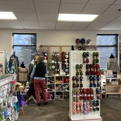 New England Yarn & Spindle - Display wall