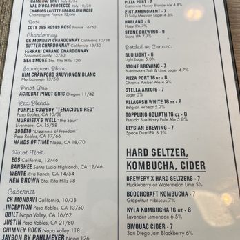 Lighthouse - April 2023 drink menu - Breakfast & Brunch Near Me - Newport Beach, California