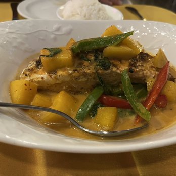 Jasmine Rice - Mango salmon red curry - Chinese Near Me - Henderson, Nevada Jasmine Rice - Mango salmon red curry - Chinese Near Me - Henderson, Nevada