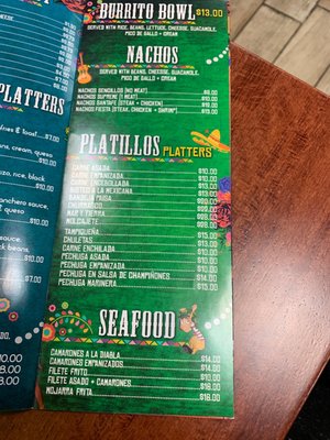 Menu photo 2 Viva Mexico Palisades Park, NJ Menu photo 2 Viva Mexico Palisades Park, NJ