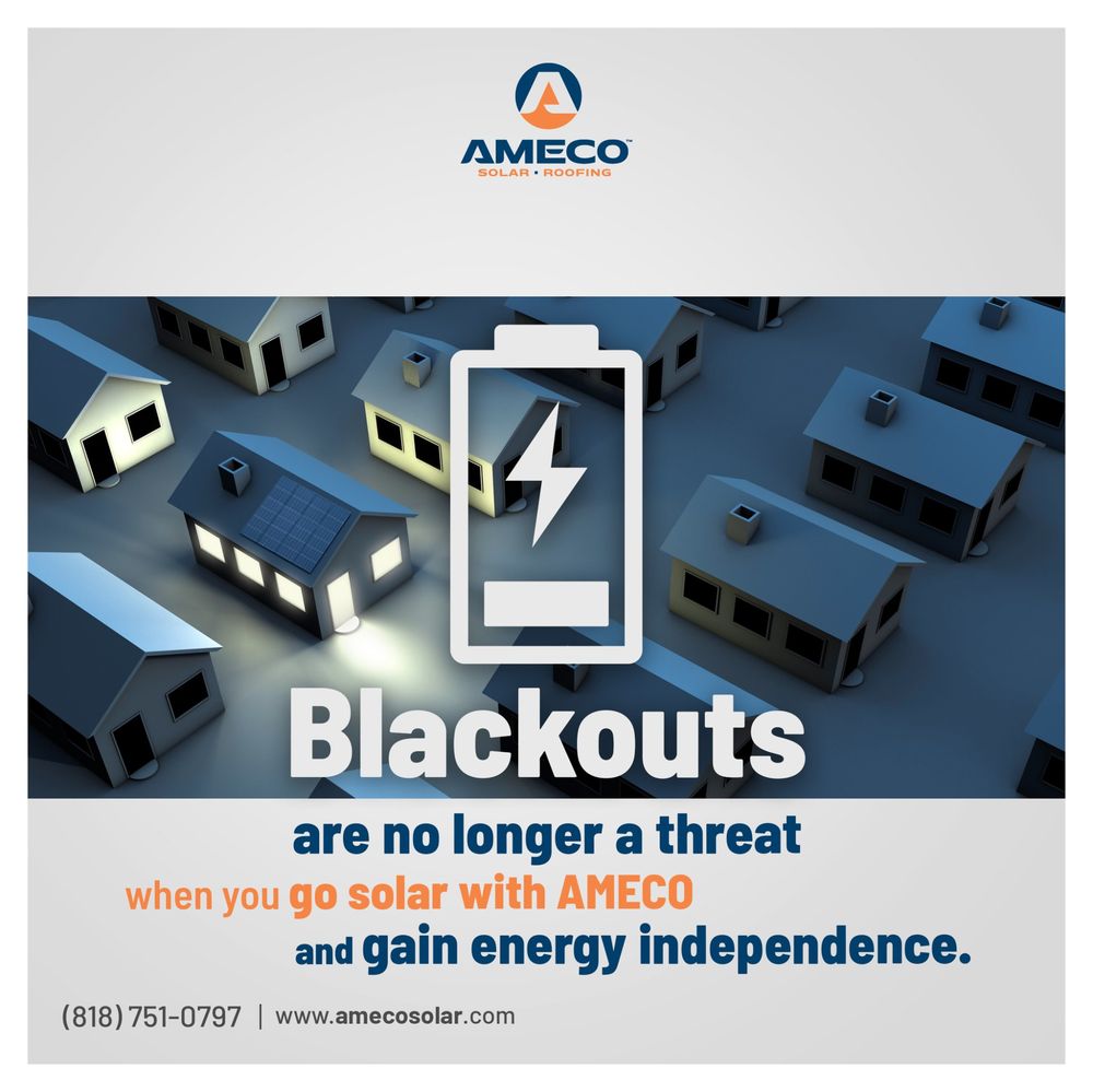 Slide of AMECO Solar & Roofing