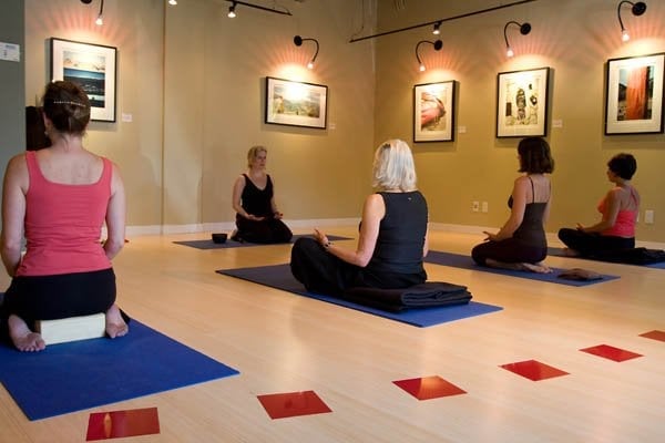 Red Square Yoga Logo