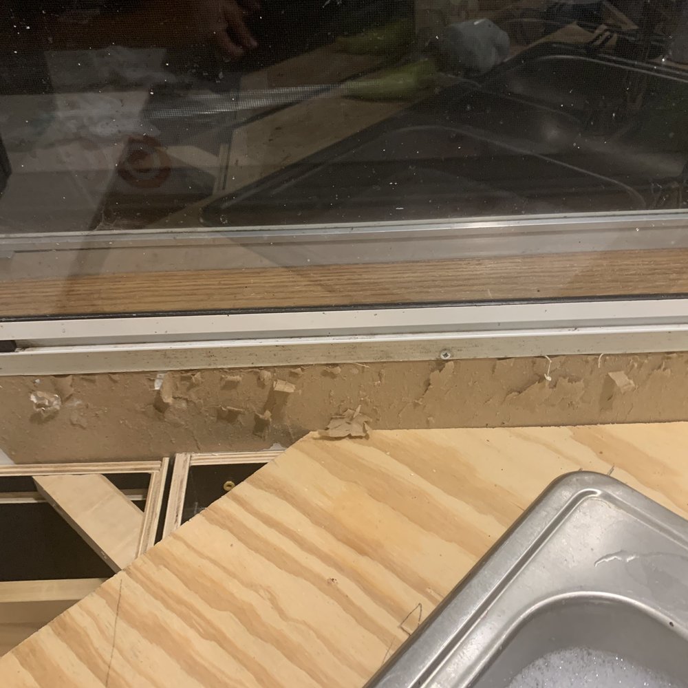 Warren Restoration - Counter tops were in wrong sizes and they have left cabinets opened on top - Damage Restoration Near Me - Arden, North Carolina Warren Restoration - Counter tops were in wrong sizes and they have left cabinets opened on top - Damage Restoration Near Me - Arden, North Carolina