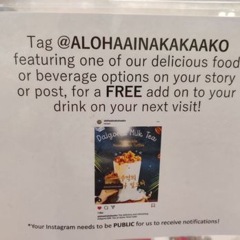 Goldmiss - Get a FREE add-on for your drink on your next visit! - Coffee & Tea Near Me - Honolulu, Hawaii