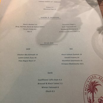 The Barbary - Menu - Middle Eastern Near Me - London, XGL The Barbary - Menu - Middle Eastern Near Me - London, XGL