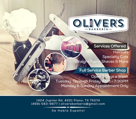 Oliver S Barberia Closed Barbers 1424 Jupiter Rd
