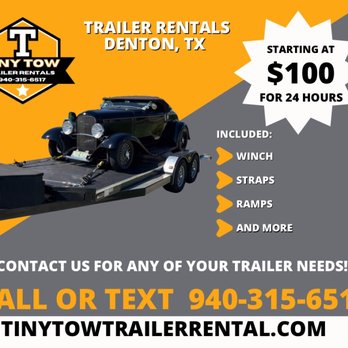 Tiny Tow Trailer Rental - Trailer Rental Near Me