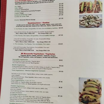 Mi Rinconcito Mexicano - Menu - Tacos Near Me - Miami, Florida