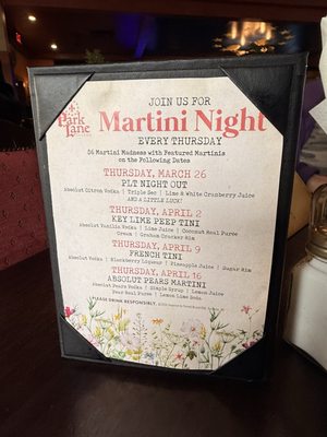 Menu photo 3 Park Lane Tavern Virginia Beach, VA