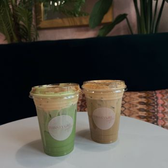 Thirsty Girl Coffee - Ceremonial pumpkin matcha, Pumpkin chai w/ add shot - Coffee & Tea Near Me - Pomona, California Thirsty Girl Coffee - Ceremonial pumpkin matcha, Pumpkin chai w/ add shot - Coffee & Tea Near Me - Pomona, California