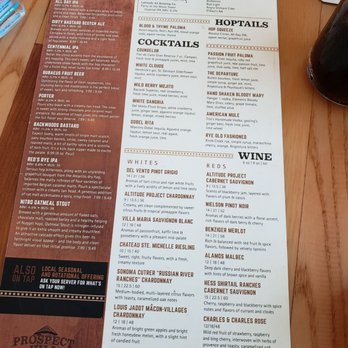 Prospect Hill Brewhouse - Drink menu, also a nice selection - Airport Lounges Near Me - Grand Rapids, Michigan Prospect Hill Brewhouse - Drink menu, also a nice selection - Airport Lounges Near Me - Grand Rapids, Michigan