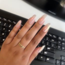 Did a little TikTok nail trend IYKYK. Did a little TikTok nail trend IYKYK.