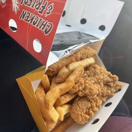 Chicken and fries combo