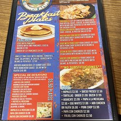 Taqueria Campo Azul - Menu 1