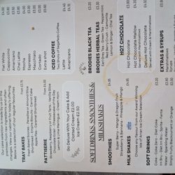 MacKenzie's Coffee House - Menu