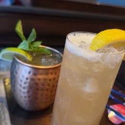 Long Island and a whiskey mule with Sazerac Rye Long Island and a whiskey mule with Sazerac Rye