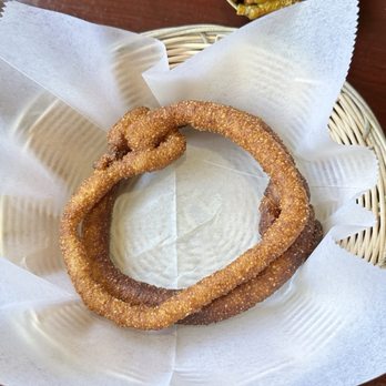 Royal Nepal - Complimentary Chewy Sel Roti (Nepalese bread) and Housemade Pickle - Himalayan/Nepalese Near Me - Alexandria, Virginia