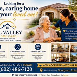 All Valley Home Care - Looking for a safe, caring home for your loved one?
Contact us today for a private tour!