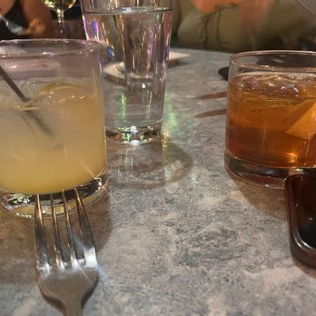 Wild River Grille - Mo'Passion mocktail and an Old Fashion - New American Near Me - Reno, Nevada Wild River Grille - Mo'Passion mocktail and an Old Fashion - New American Near Me - Reno, Nevada