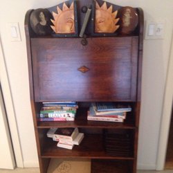 Valentino Baielli Arts & Antique Restoration - Refurbished antique bookcase/desk...great job, Valentino!