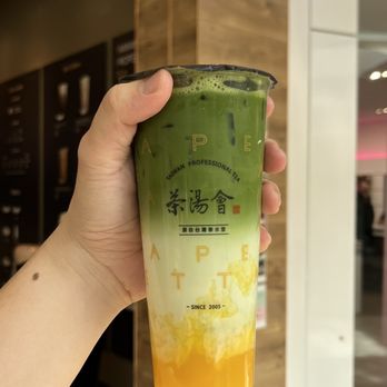 TP Tea - Mango Matcha Latte - Bubble Tea Near Me - San Jose, California TP Tea - Mango Matcha Latte - Bubble Tea Near Me - San Jose, California
