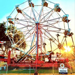 Otis Gordon Sports Park - Golden hour hits different from the top of the Ferris wheel