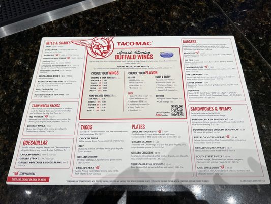 Menu photo 1 Taco Mac Atlanta, GA Menu photo 1 Taco Mac Atlanta, GA