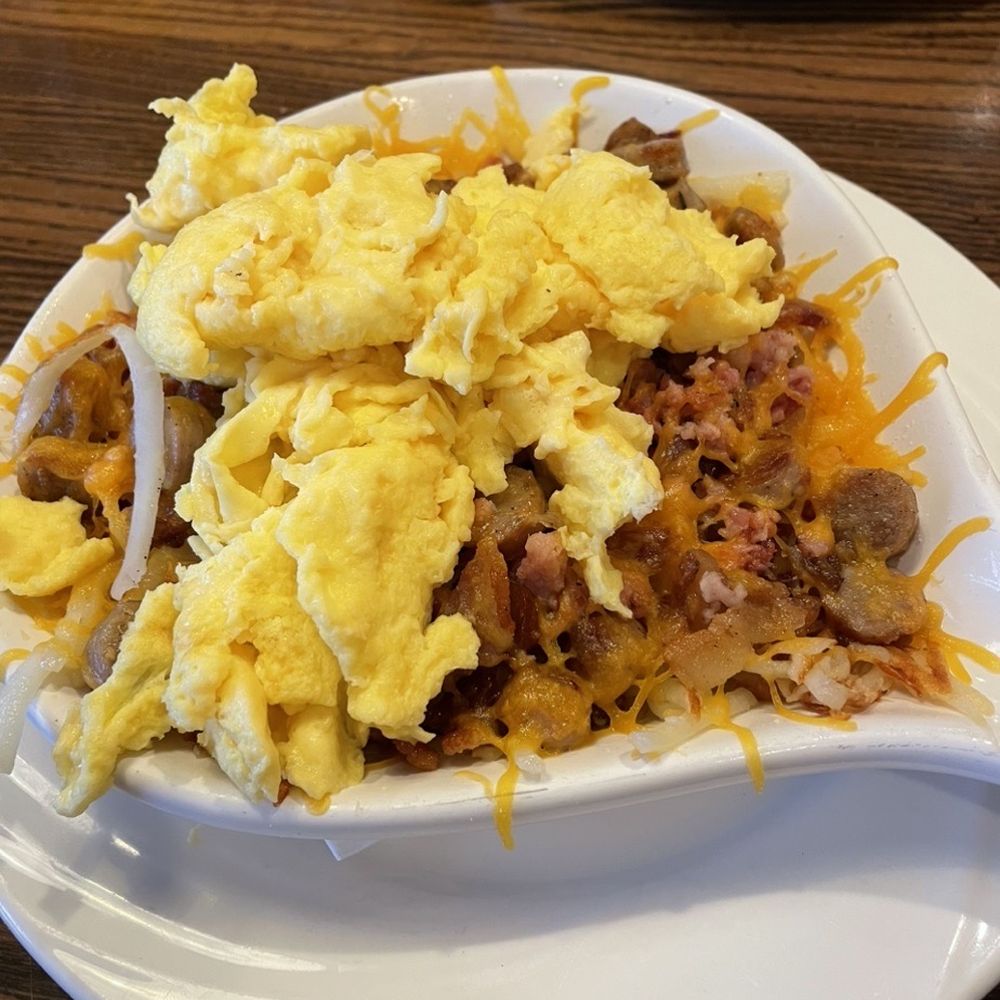 Eggville Cafe - Three meat skillet - Breakfast & Brunch Near Me - Cary, Illinois Eggville Cafe - Three meat skillet - Breakfast & Brunch Near Me - Cary, Illinois