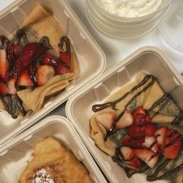 Strawberry Banana Crepe