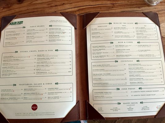 Menu photo 1 Maie Day Austin, TX