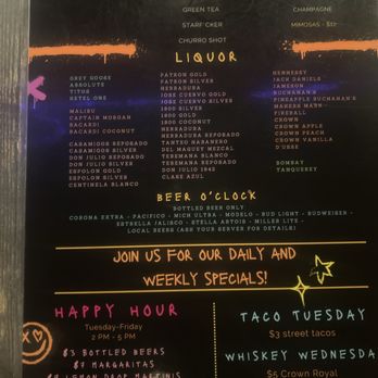 Dona Leti's - Drink menu - Cocktail Bars Near Me - Houston, Texas Dona Leti's - Drink menu - Cocktail Bars Near Me - Houston, Texas