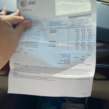 AT&T Store - $2,995 bill- but our business doesn't mean a thing to AT&T clearly!?!? - Mobile Phones Near Me - Smithfield, Rhode Island