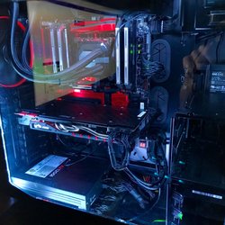 Jbodtech Computer Services - Close up view of my custom build that I did on my own and the install of the Corsair Hue+ RGG Lightning