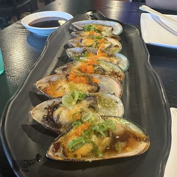 Sushi Asahi - Corona - Baked Green Mussels - Japanese Near Me - Corona, California Sushi Asahi - Corona - Baked Green Mussels - Japanese Near Me - Corona, California