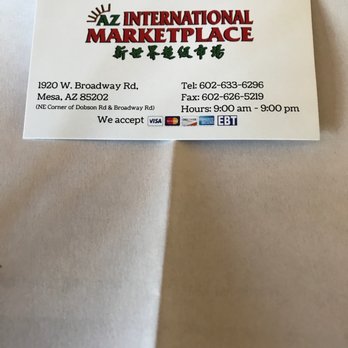 AZ International Marketplace - Business card - International Grocery Near Me - Mesa, Arizona AZ International Marketplace - Business card - International Grocery Near Me - Mesa, Arizona