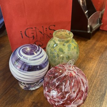 Ignis Glass Studio - Paper weight, pineapple ornament, vase. - Arts & Crafts Near Me - Chattanooga, Tennessee Ignis Glass Studio - Paper weight, pineapple ornament, vase. - Arts & Crafts Near Me - Chattanooga, Tennessee