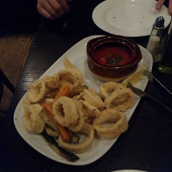 Basil Brick Oven Pizza - Fried calamari with zucchini and carrot sticks - Pizza Near Me - Astoria, New York Basil Brick Oven Pizza - Fried calamari with zucchini and carrot sticks - Pizza Near Me - Astoria, New York