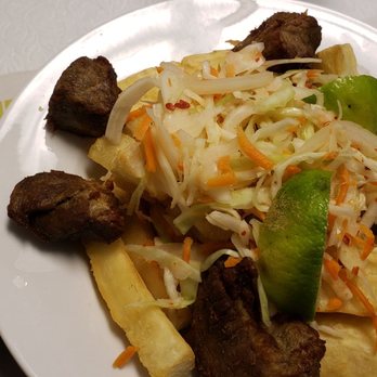 J'angelas Restaurant - Yucca frites with fried pork. - Salvadoran Near Me - Fredericksburg, Virginia J'angelas Restaurant - Yucca frites with fried pork. - Salvadoran Near Me - Fredericksburg, Virginia