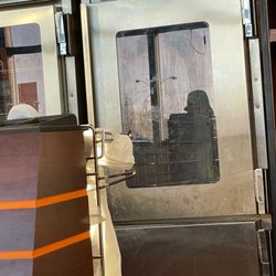 Little Caesars - More fingerprints- greasy and no customers so it wasn't too busy to use some windex!