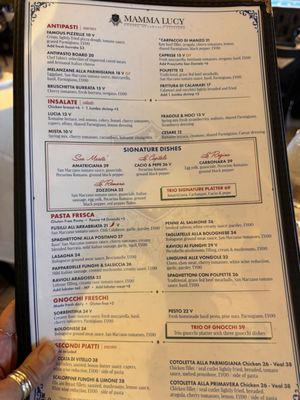 Menu photo 1 Mamma Lucy Scottsdale, AZ Menu photo 1 Mamma Lucy Scottsdale, AZ