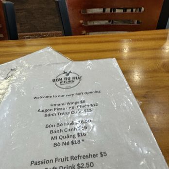 Bun Bo Hue Kitchen - Menu - Noodles Near Me - Duluth, Georgia
