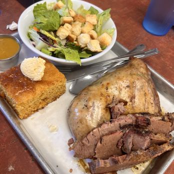 Smoking Pig BBQ - 2 Meat Combo chicken and brisket - Barbeque Near Me - San Jose, California Smoking Pig BBQ - 2 Meat Combo chicken and brisket - Barbeque Near Me - San Jose, California