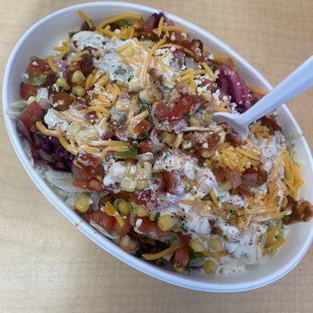 Condado Tacos - I made my Build Your Own Packed Bowl with veggie chorizo and poblano - Tacos Near Me - Pittsburgh, Pennsylvania Condado Tacos - I made my Build Your Own Packed Bowl with veggie chorizo and poblano - Tacos Near Me - Pittsburgh, Pennsylvania
