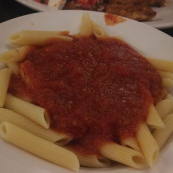 Mamma Lombardi's Restaurant - Had the option of salad or pasta.  I chose penne. - Italian Near Me - Holbrook, New York