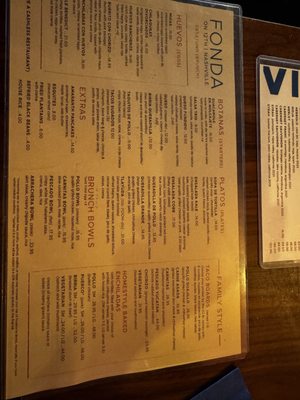 Menu photo 5 Fonda On 12th Nashville, TN