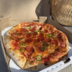Scot’s Pizza - Pizza with honey. Interesting