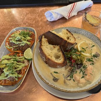 Sharps Roasthouse - Chowder, brisket tacos, and pineapple old fashioned! - American Near Me - SeaTac, Washington