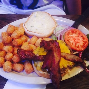 The Wild Hare Saloon - Wild Hare burger with bacon - American Near Me - Canby, Oregon The Wild Hare Saloon - Wild Hare burger with bacon - American Near Me - Canby, Oregon