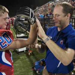 Advanced Orthopedics of Oklahoma - Dr Glaser at a Bixby football game.